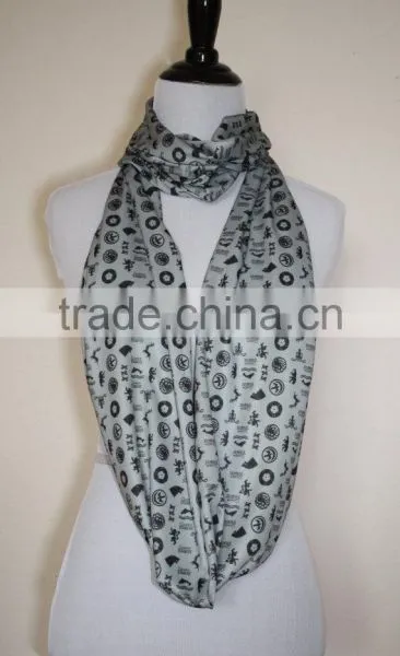 Game of Thrones, Winter is Coming Infinity Scarf for Gals, EXTRA LONG photo-5