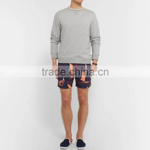2017 Hot Sale Summer Shorts Men Beach Mid-Length Embroidered Custom Made 100% Nylon Swim Shorts Wholesale photo-6