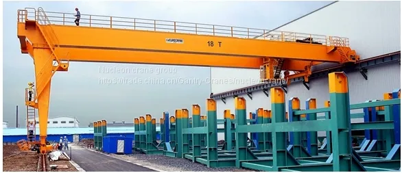 5ton Semi Single Girder Gantry Crane With Electric Hoist Machines Price photo-2