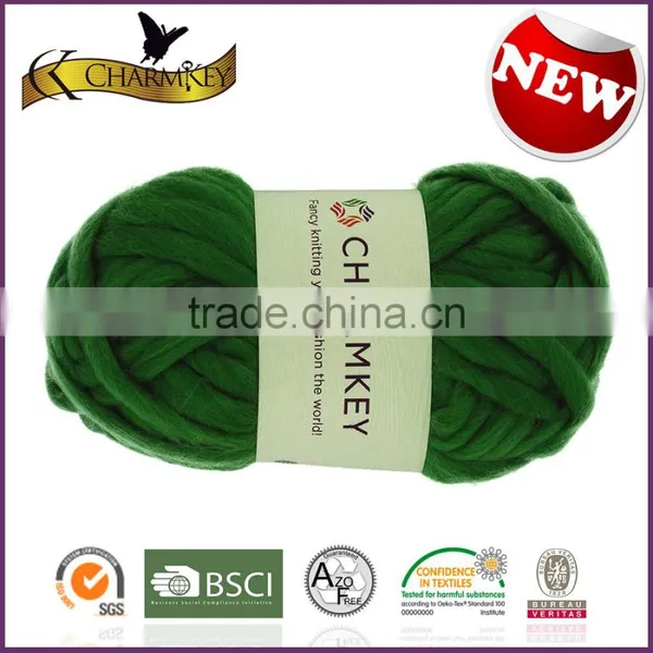 Charmkey Hot Sale Iceland Yarn Acrylic Roving Yarn Polyester Blended Yarn From China photo-4