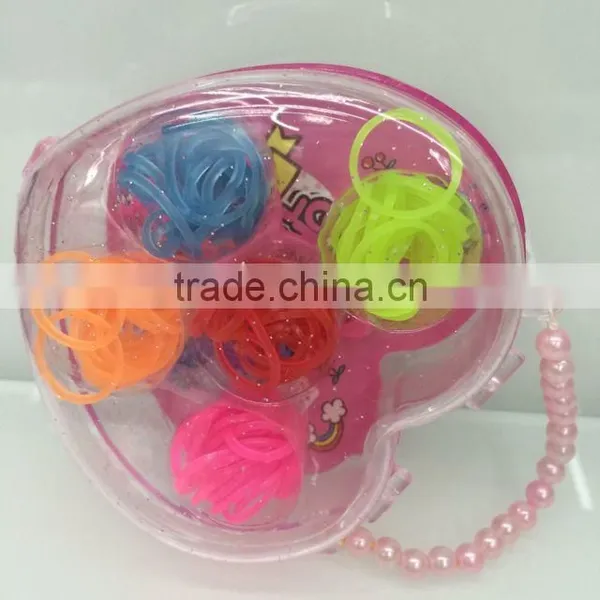 Children DIY Ring and Bracelet Band Mini Rubber Elastic photo-2