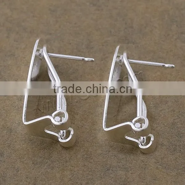 Wholesale Jewelry Brass Fingernail Earring Posts Component photo-3
