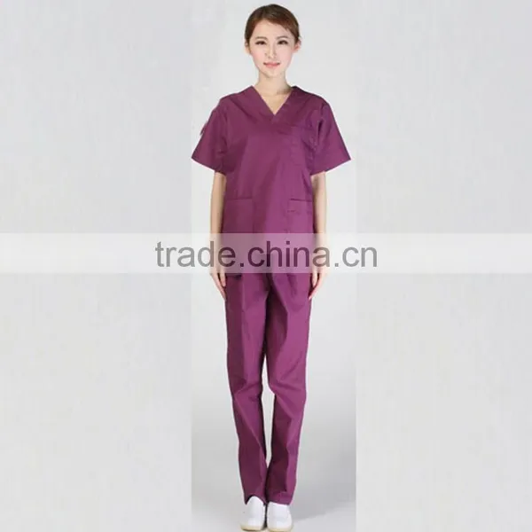 Women's Scrub Uniforms /Hospital Scrubs/Nursing Uniforms With 100% Cotton photo-2