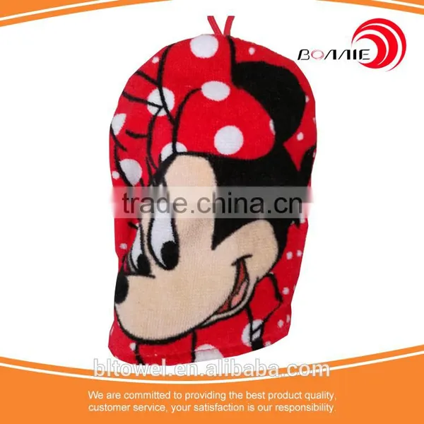 Factory Bath Mitts Children's Cleaning Gloves Cotton Bath Glove photo-3