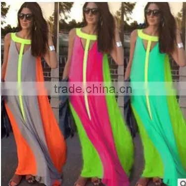 Onen Trade Assurance Instyles Summer Women Short Sleeve Shirt Style Chiffon Dresses for With Belt Plus Sizes 1455 Outlet f photo-5