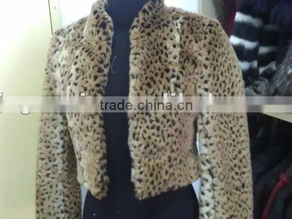 Leopard Faux Fur Coats