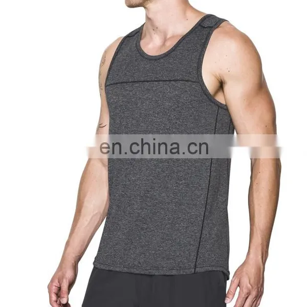 Factory Wholesale Plain Dri Fit Custom Golds Gym Mens Tank Top photo-3