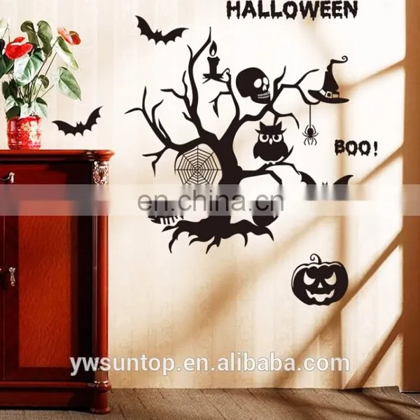 Halloween Tree Window/Wall Sticker Halloween Decoration Home Decoration photo-2