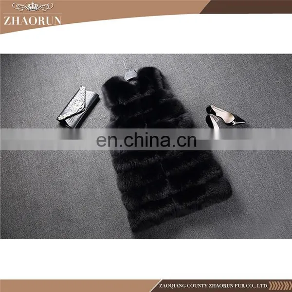New Style Women's Real Fox Fur Vest / Real Fox Fur Coat And Jacket photo-3