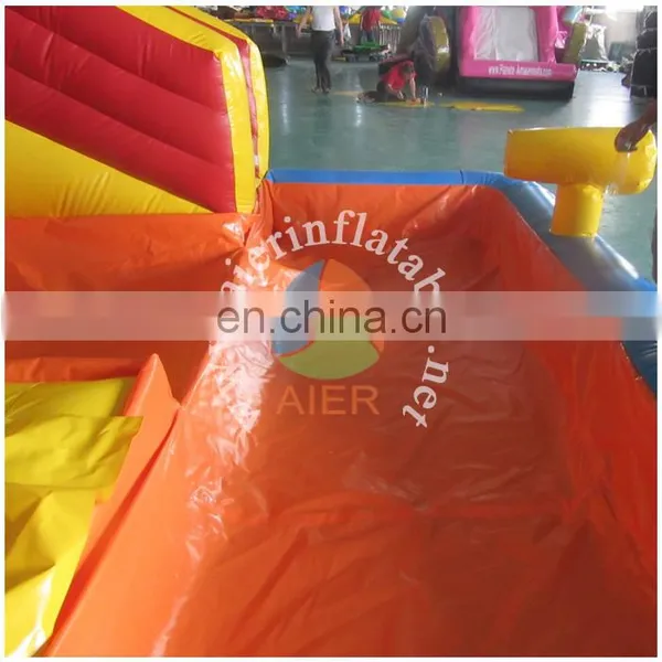 Aier Hot Sale Water Slide, Inflatable 3 Slide With Big Pool, Top Rent Inflatable Slide photo-6