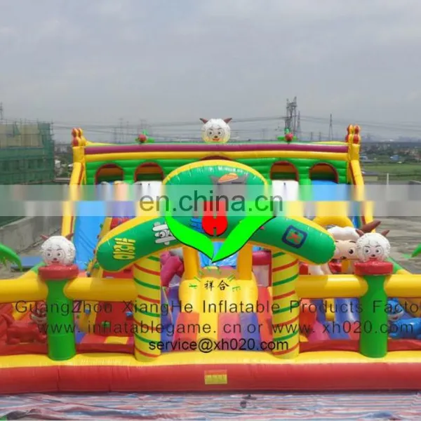 2015 High Quality Kids 9ft High Inflatable Yellow Car Fun City photo-6