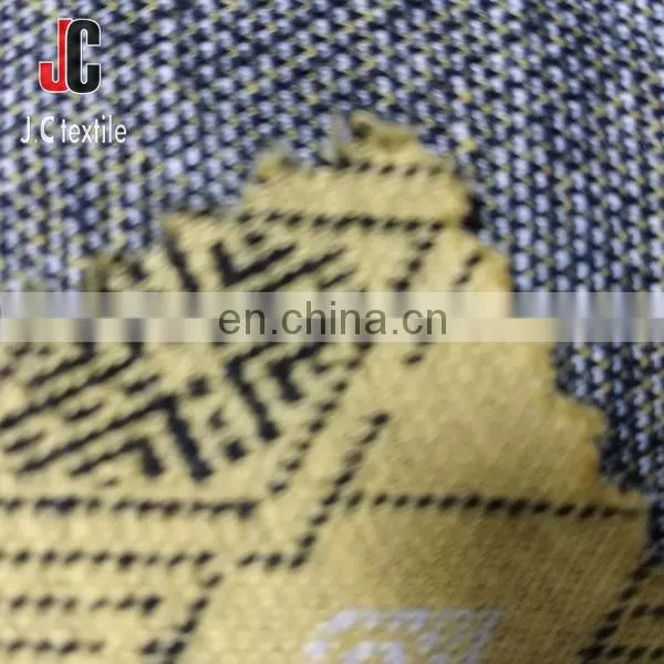 Shaoxing Textile Knitted Polyester Viscose Spandex High Fancy Knit Fabric for Dress photo-6