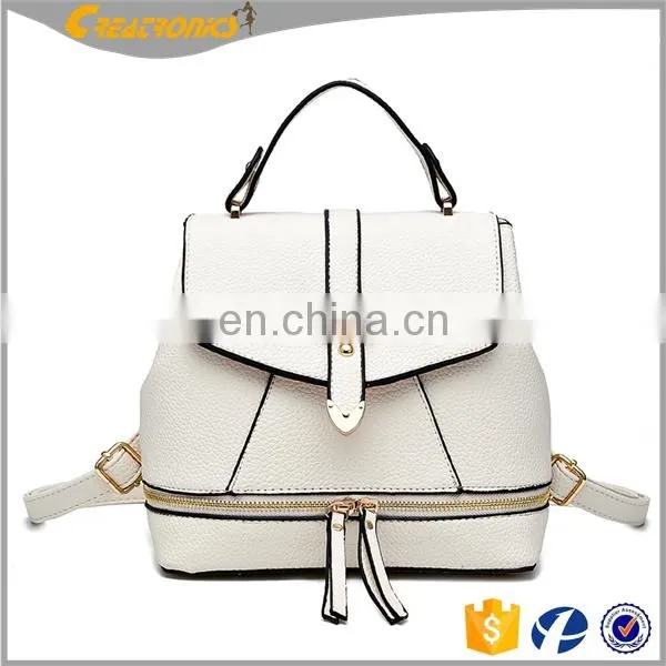 CR 80% Customer Repeat Order New Product Sales Well Cheap Rucksack for Young Girls Pink Color Womens Leather Purse Backpack photo-2
