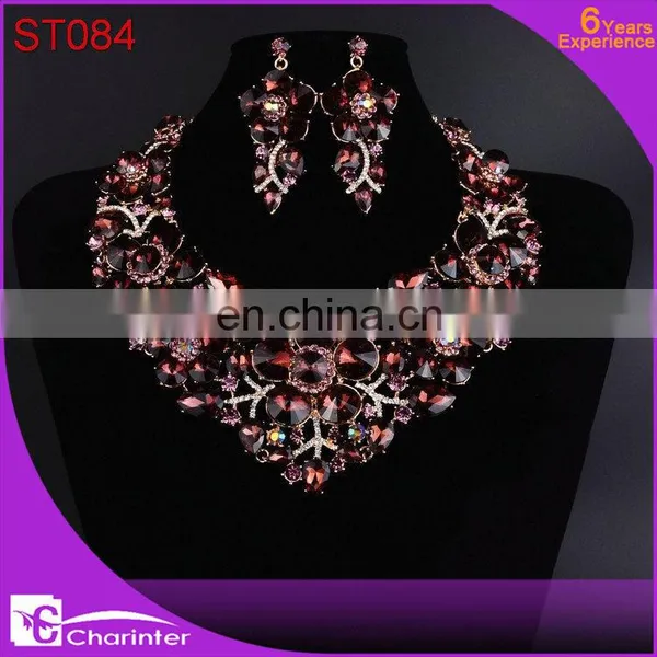 African Jewelry Sets Wedding Beautiful Jewelry Set Crystal Jewelr Sets photo-3