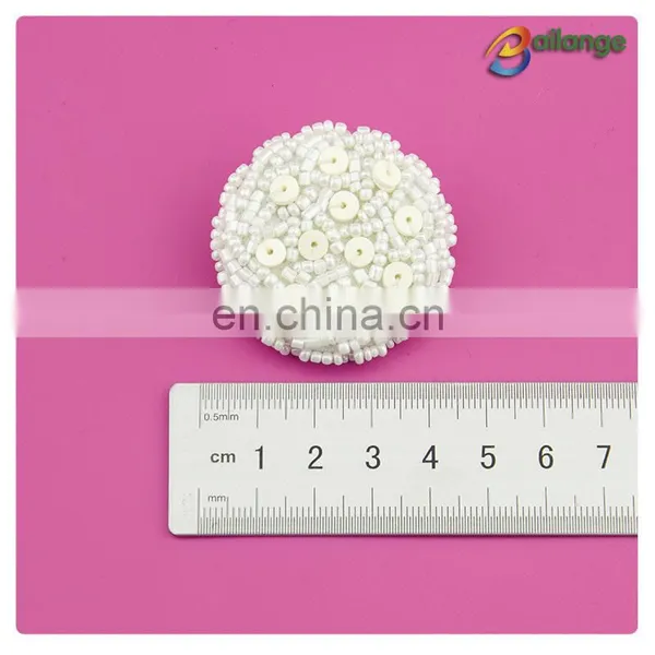 New Year Handmade Accessories Beaded Decorative Poly Button photo-2