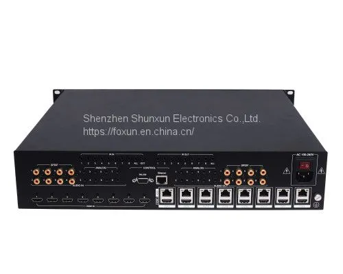 8x8 HDBaseT Matrix 70m,Support POC,IP Control,RS232 Control