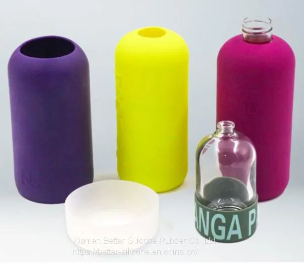 Silicone Sleeve & Rubber Cover for Glass Bottle