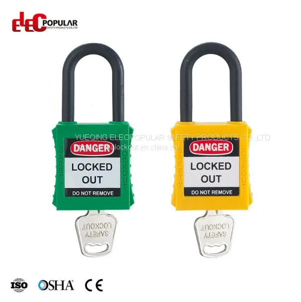 38mm Insulation Shackle Safety Padlocks EP-8531~EP-8534 ABS Safety Padlock photo-2
