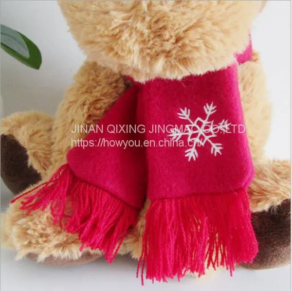 New Elk Christmas Day Plush Toys Doll Manufacture From China photo-4