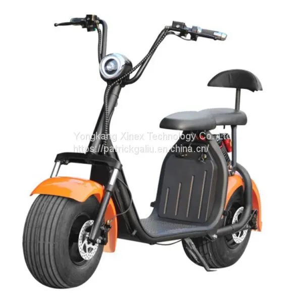 18 Inch Fat Tire Electric Scooter 1500w Citycoco Battery Pack Removable photo-2