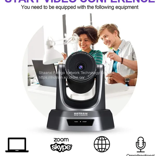 Hotrain FXN3X 3X Zoom USB 1/2.7” 2.1MP Full HD Color Video Conference Camera for Live Streaming, Online Education, Meeting photo-4