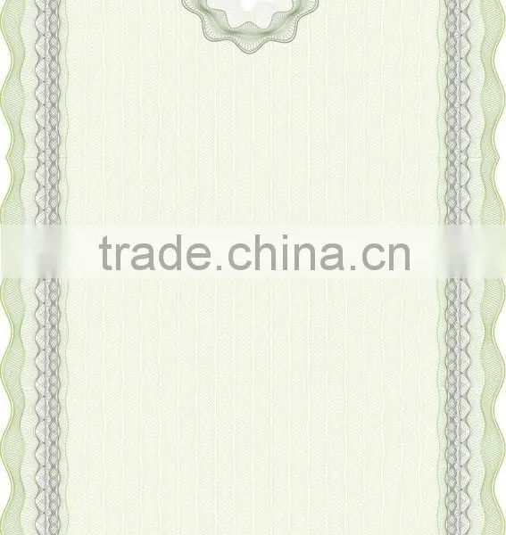 New Arrive Security Anti-fake Certificate Watermark Paper With Visible/invisible Fibers photo-2