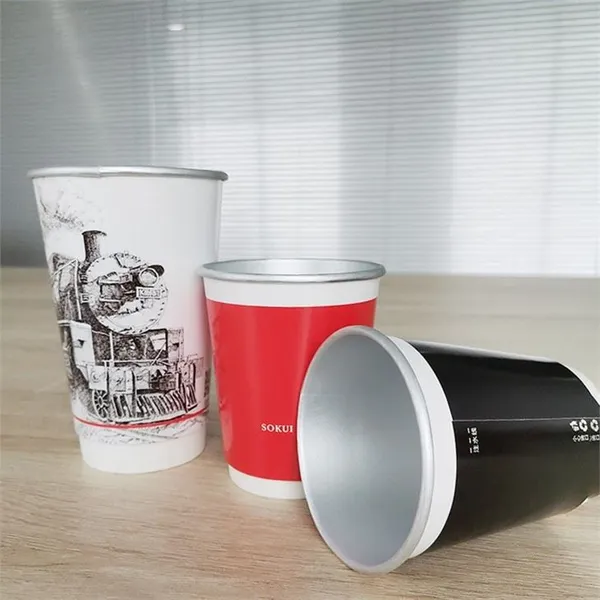 Double-layer Drinking Cups Disposable Water Cup Wholesale photo-2