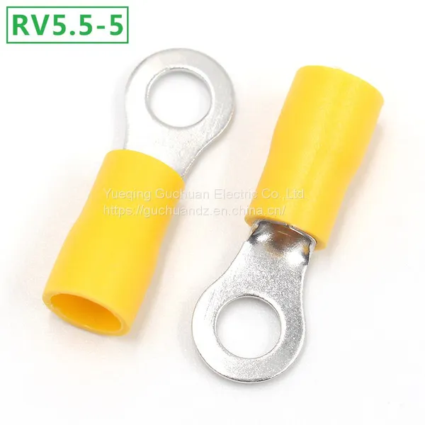 RV5.5-5 Yellow Waterproof Pre-insulated Cold Press Terminal photo-4