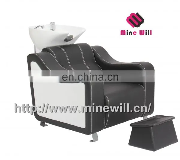 Cheaper Shampoo Chair in Stock Hair Washing Chair Bed Salon Unit photo-3