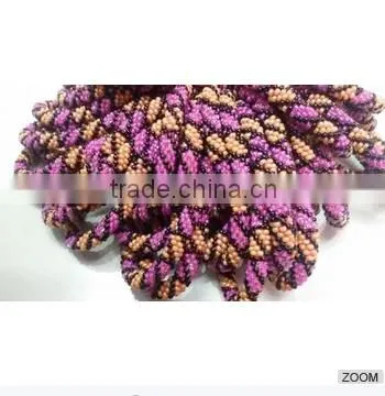 Unisex, Women's Glass Beaded Roll Bracelet photo-3