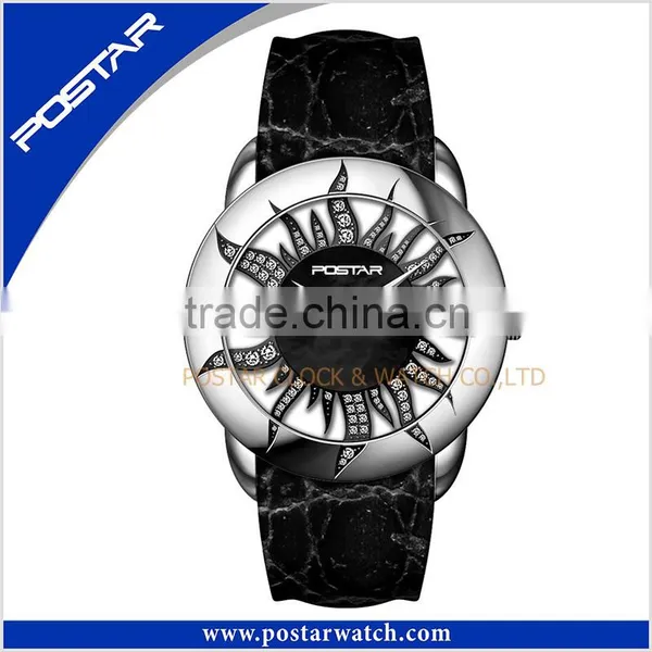Women's 2016 New Bracelet Crystal Dial Quartz Wrist Watch photo-3