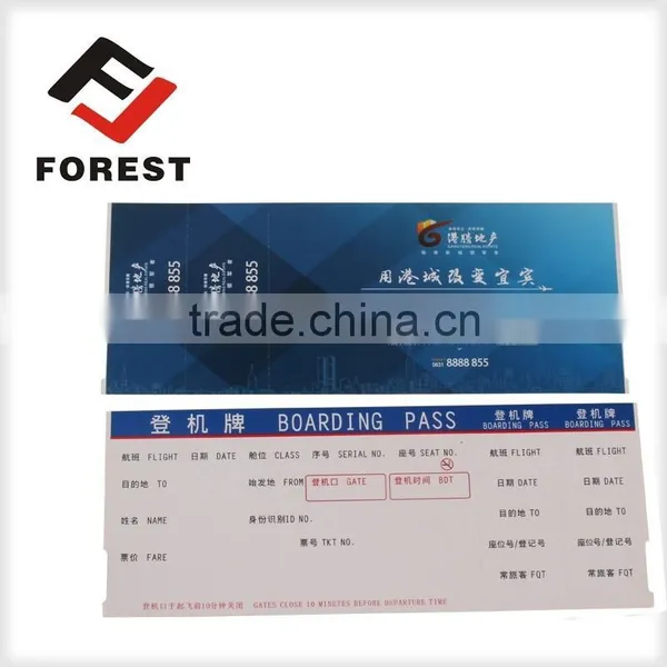 High Quality Boarding Check Useful Cheap Airline Ticket photo-6