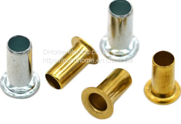 Brass Hollow Rivet Electric and Electrical Conductive Rust-proof Lengthened Corns Stud M3*9 Over Hole Full Hollow Rivet（Wechat:13510231336） photo-2