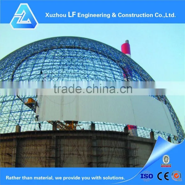 Prefabricated Steel Coal Shed For Power Plant photo-5