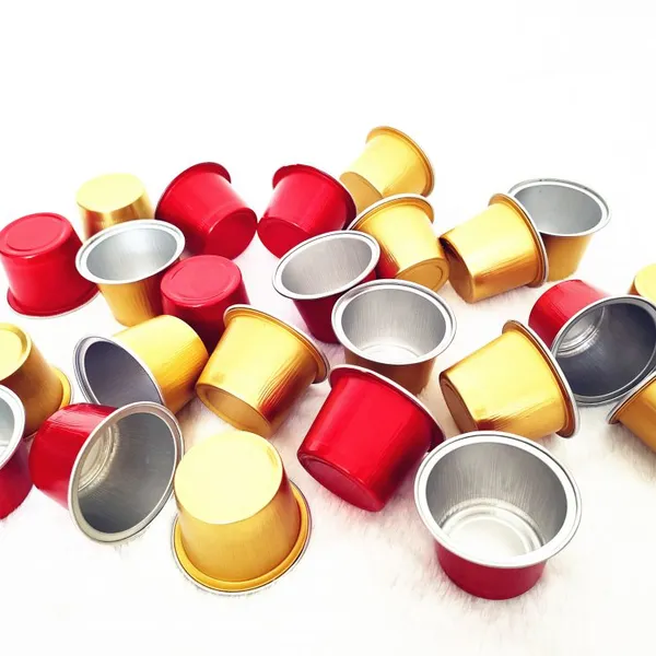 Reusable Aluminum Foil Nespresso Coffee Capsules With Lid photo-4