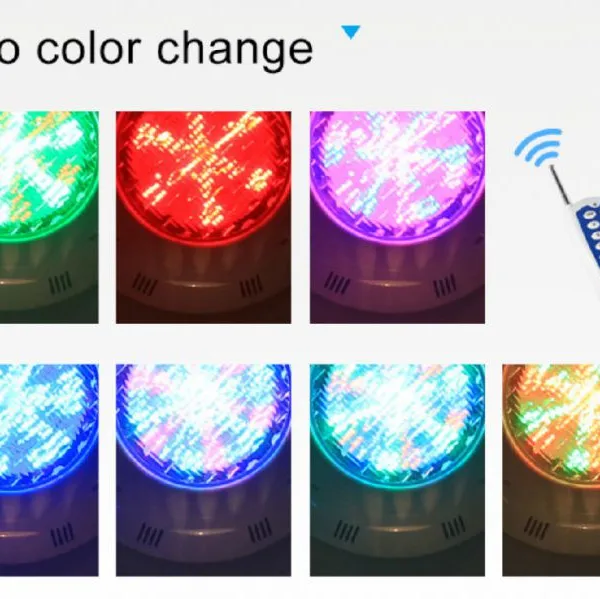 Abs Wall Mounted High Power Submersible Under Water Lamp Rgb Pool Light Ip68 Waterproof Led Underwwater photo-5