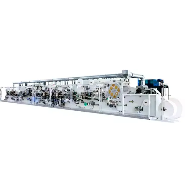 Semi Servo Disposal Baby Diaper Making Machine Prix In China photo-2