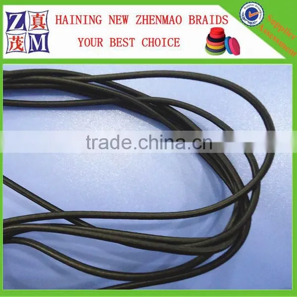 Wholesale High Quality Braided Colored Polyester Round Rubber Cord photo-3