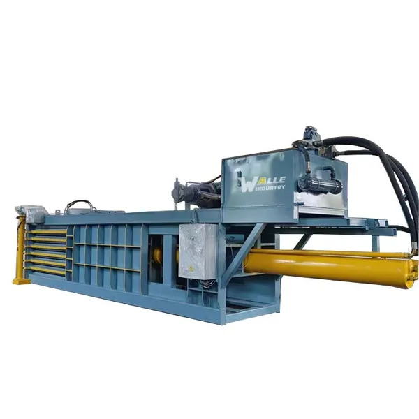 WL160T carton bale compress machine waste carton plastic compressing baling machine