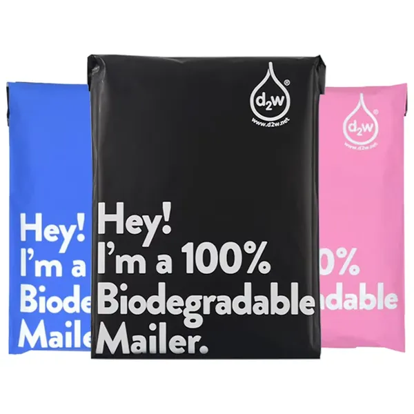 Biodegradable Poly Mailer Custom Logo Printed Courier Shipping Package Postage Bags Polymailers photo-5