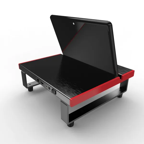 Full Aluminum Desktop Computer Table Monitor Charging Tabled Stand With USB 3.0 HUB QC Charger photo-4