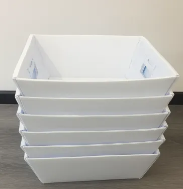 PP Corrugated Stackable Picking Bins Stackable Corrugated Plastic Picking Totes for Warehouse