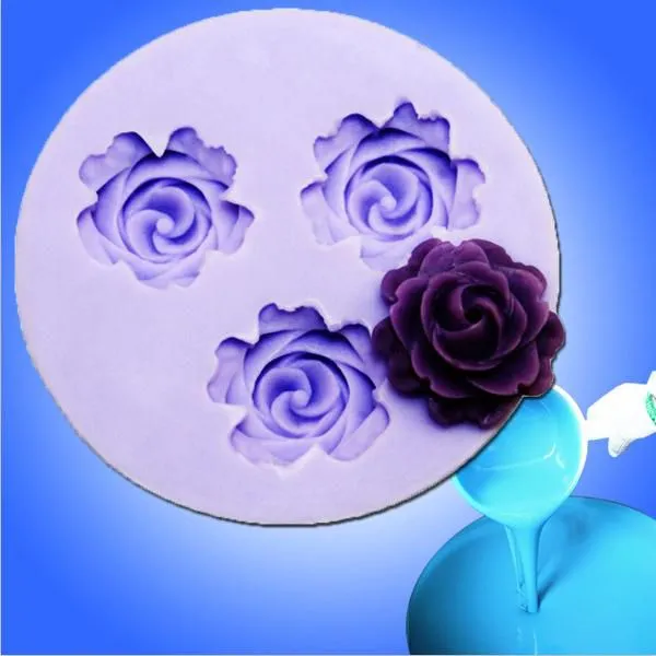 Food Grade Silicone Translucent Liquid Silicone High Quality Cake Chocolate Mold photo-5