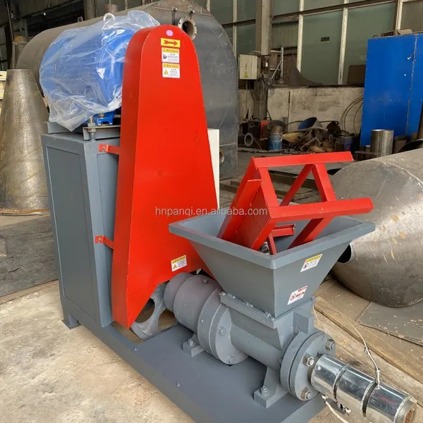 Kokosnussschalen-Kohlebrikettmaschine, Biomassekohlebrikett-Produktionslinie photo-5