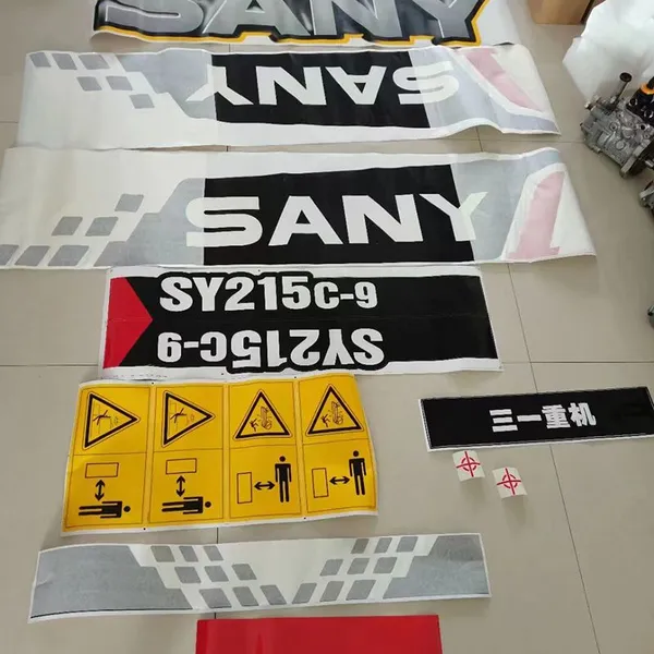 Sany Excavator Full Series Cat Excavator Decal photo-3