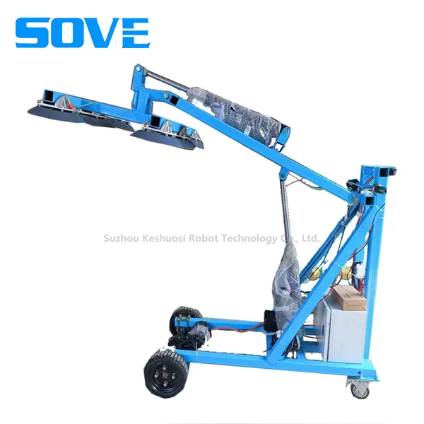 SOVE Large Glass Suction Cup Vehicle Mechanical Arm Electric Glass Suction Cup Handler Suction Cup Lifting System photo-3