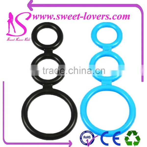 2016 New Arrival Silicone Circle Sex Items Toys Cock Ring for Men