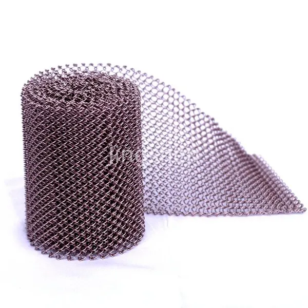 Decorative Metal Mesh Curtains, Woven Metal Flexible Mesh Curtains, Indoor Ceiling Curtains photo-5