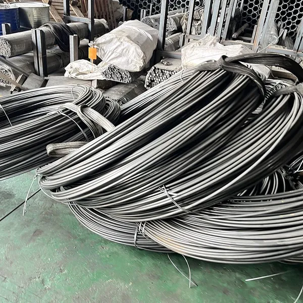 Hot Rolled Carbon Welded Q195 Q235 High Carbon Steel Wire Rod SAE1008 ASTM Standard Ungalvanized Spring Wire for Nails Netting photo-3