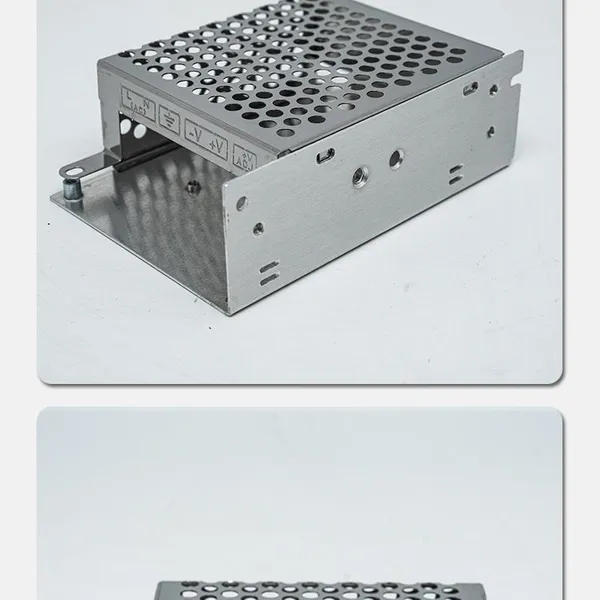 Feito OEM/ODM ISO 20w Aluminum Switch Power Supply Stamping Housing 110_78_36_Side Single Sheet Metal Fabrication photo-3